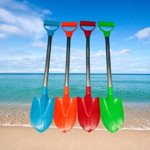 Large stainless steel beach shovel